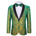 GentCrest Green Paisley Suit - Image 1