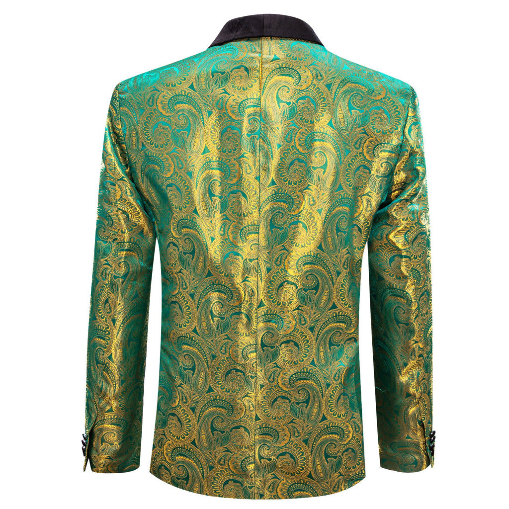 GentCrest Green Paisley Suit - Image 3