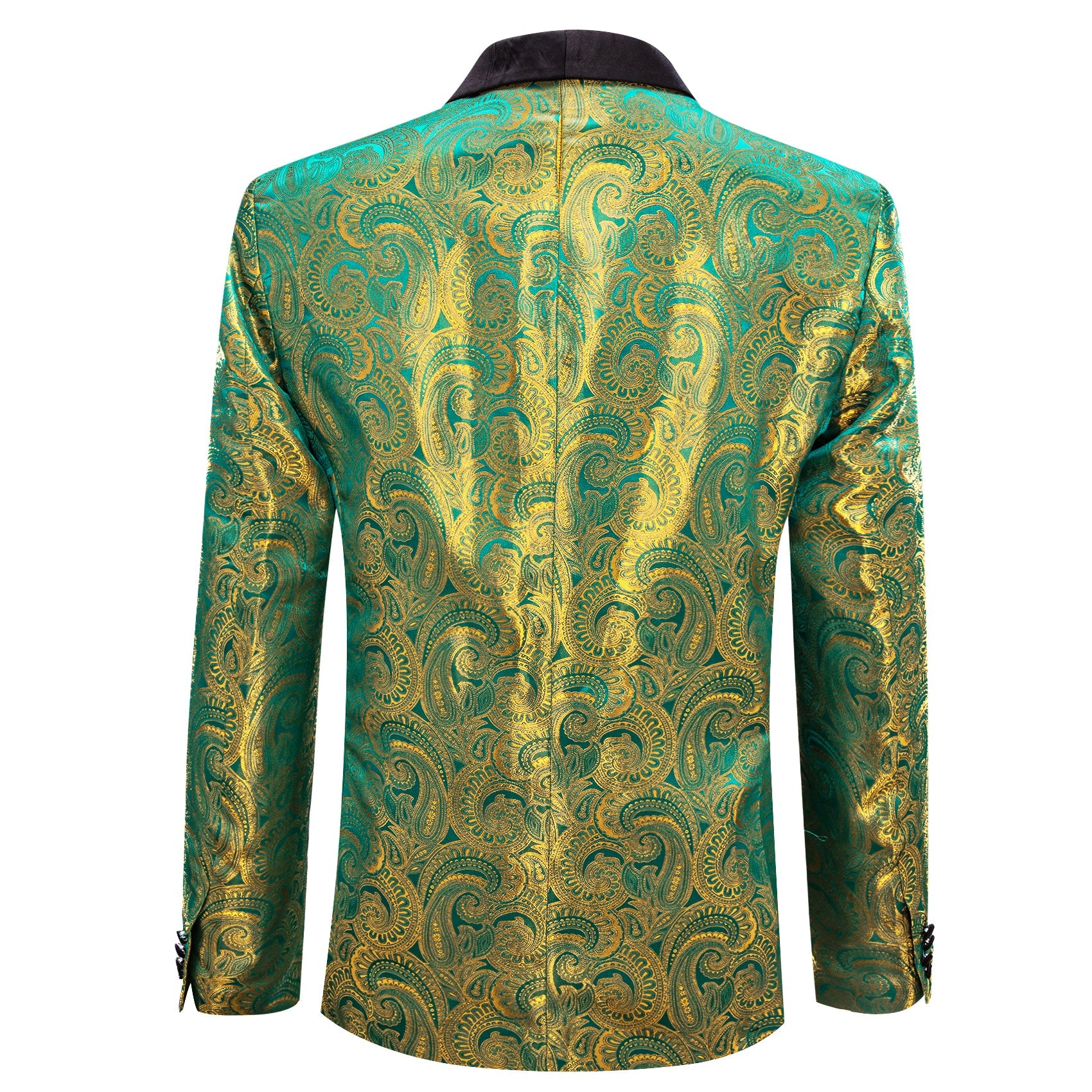 GentCrest Green Paisley Suit - Image 3