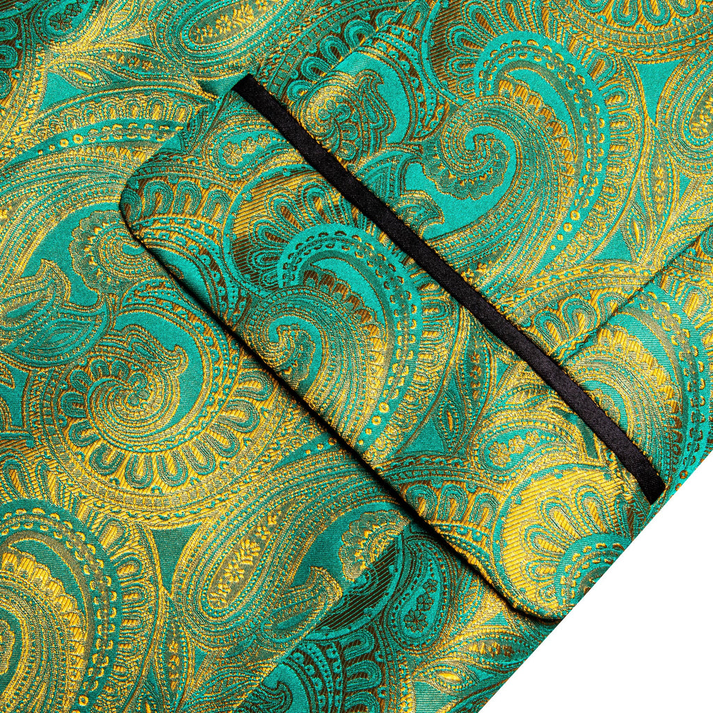 GentCrest Green Paisley Suit - Image 4