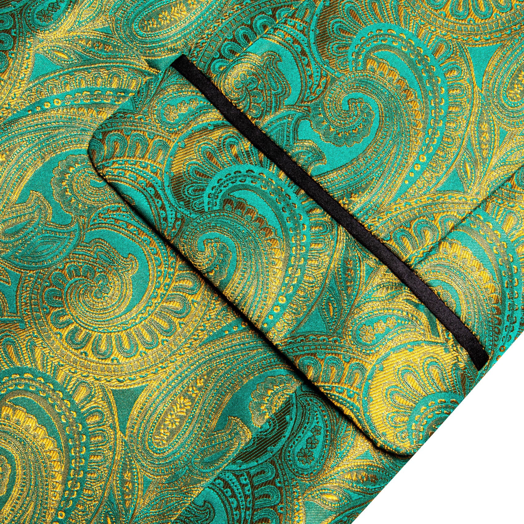 GentCrest Green Paisley Suit - Image 4