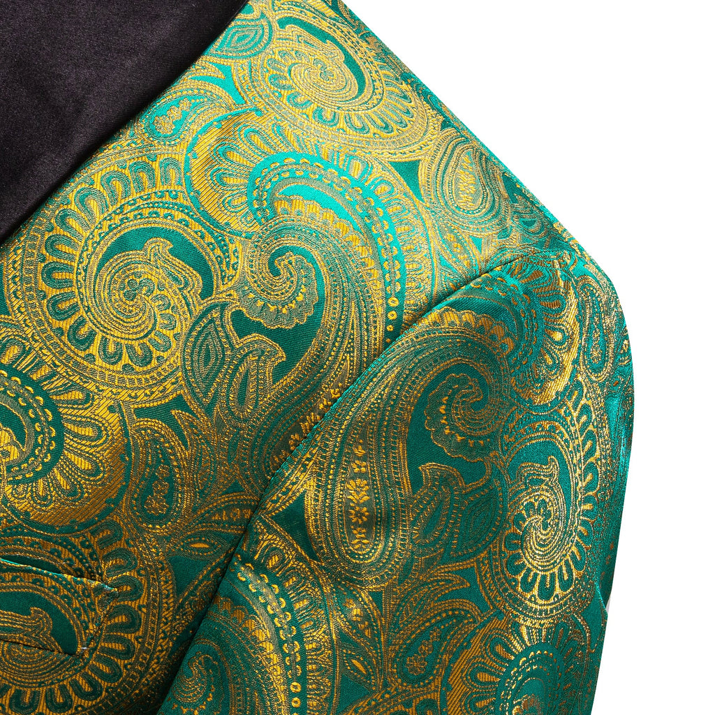 GentCrest Green Paisley Suit - Image 5