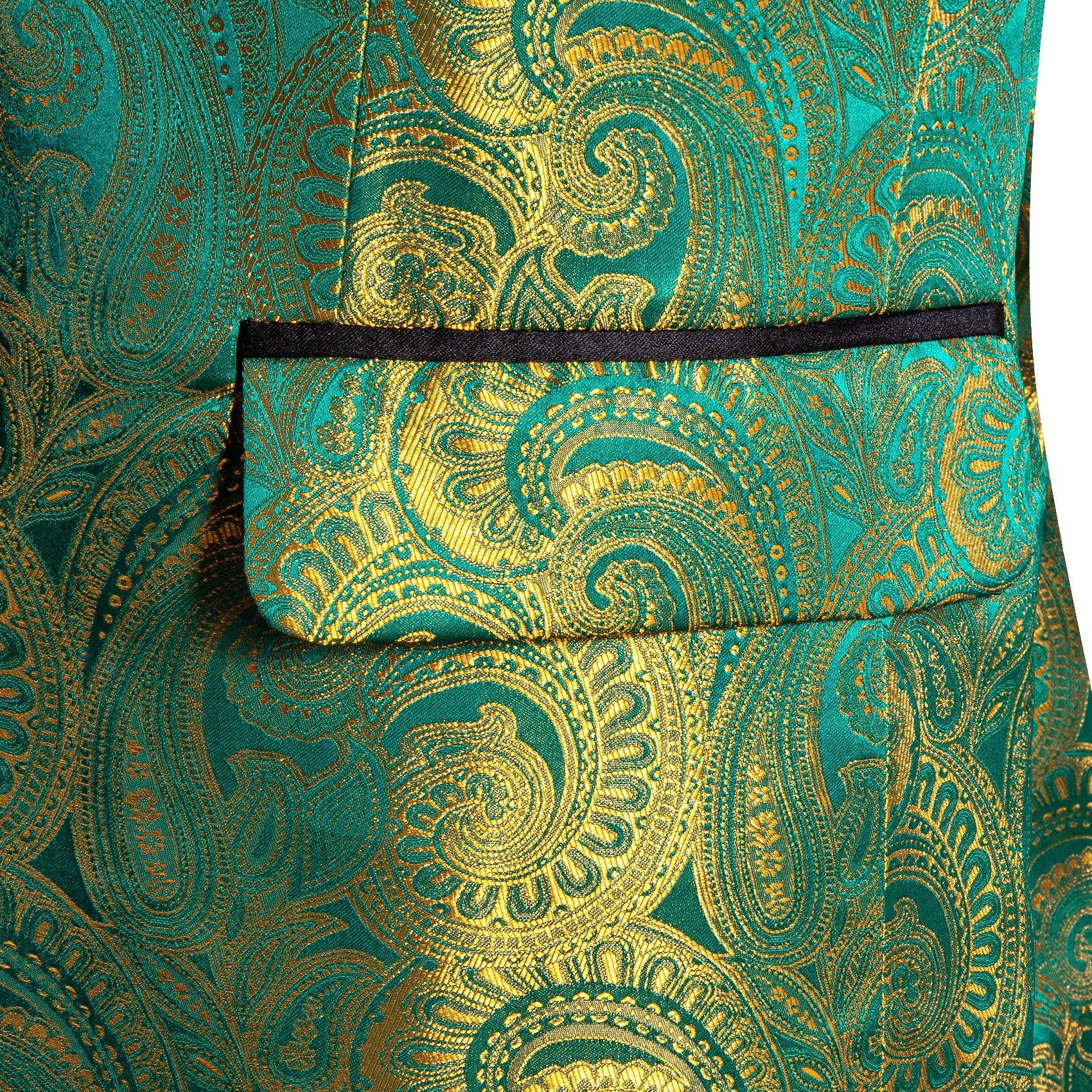 GentCrest Green Paisley Suit - Image 7