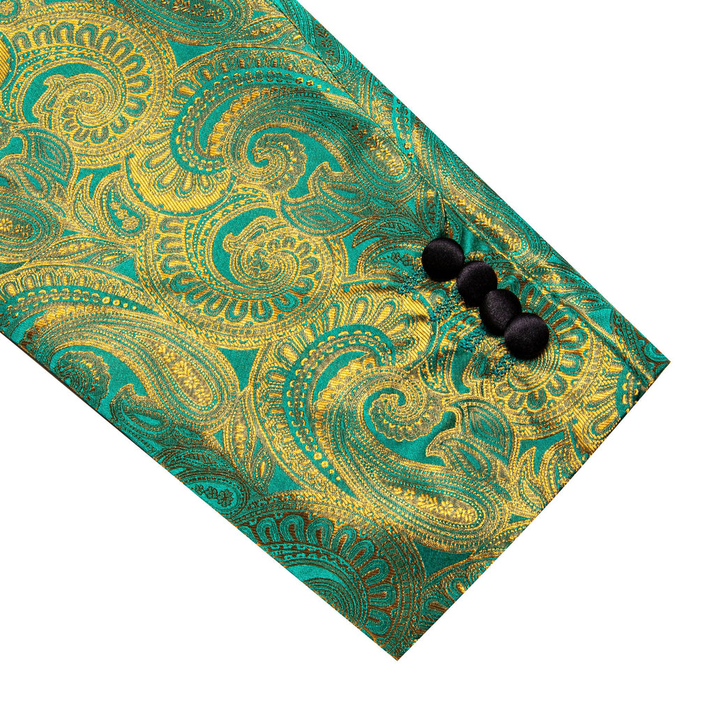 GentCrest Green Paisley Suit - Image 9