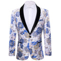 GentCrest Blue Floral Suit - Image 1