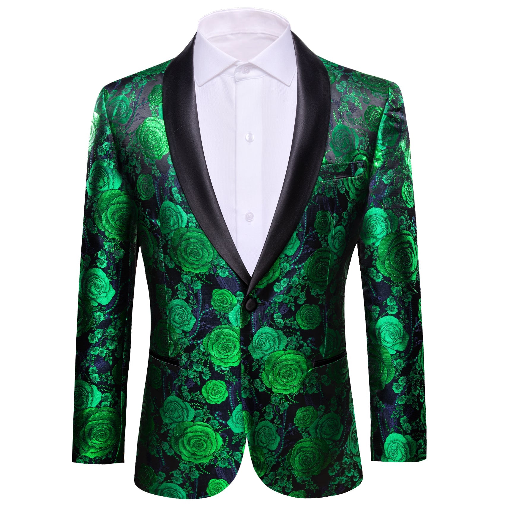 GentCrest Green Floral Suit - Image 2