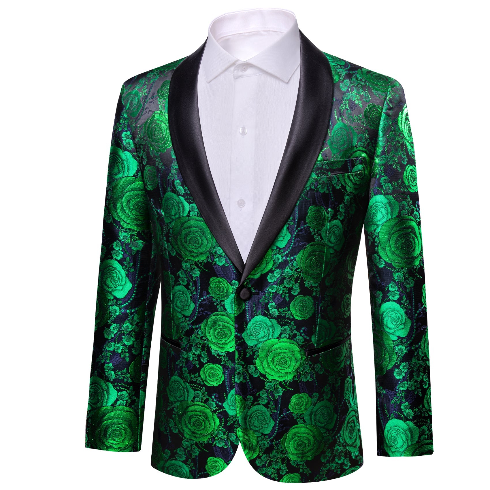 GentCrest Green Floral Suit - Image 4