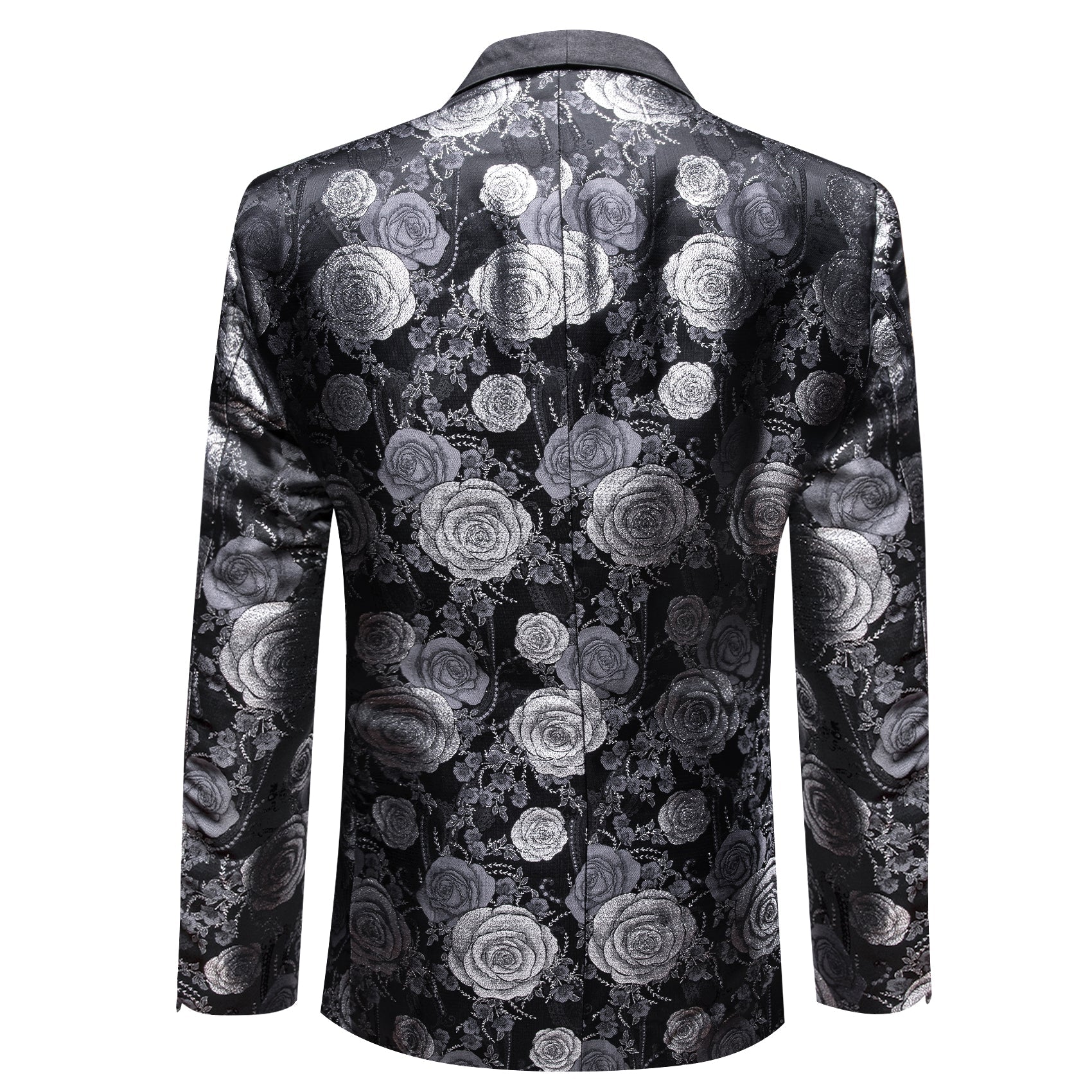 GentCrest Black Floral Suit - Image 5