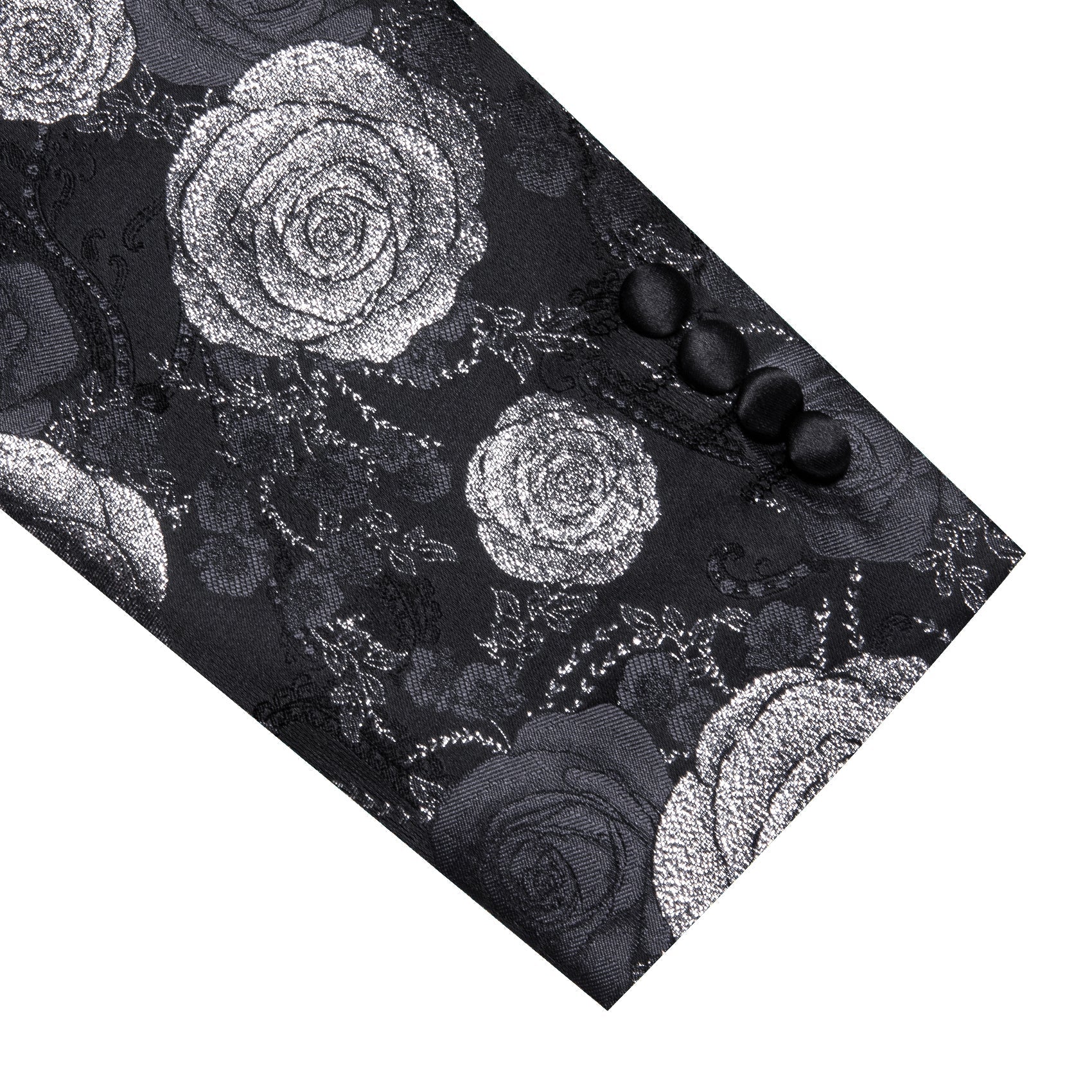 GentCrest Black Floral Suit - Image 9