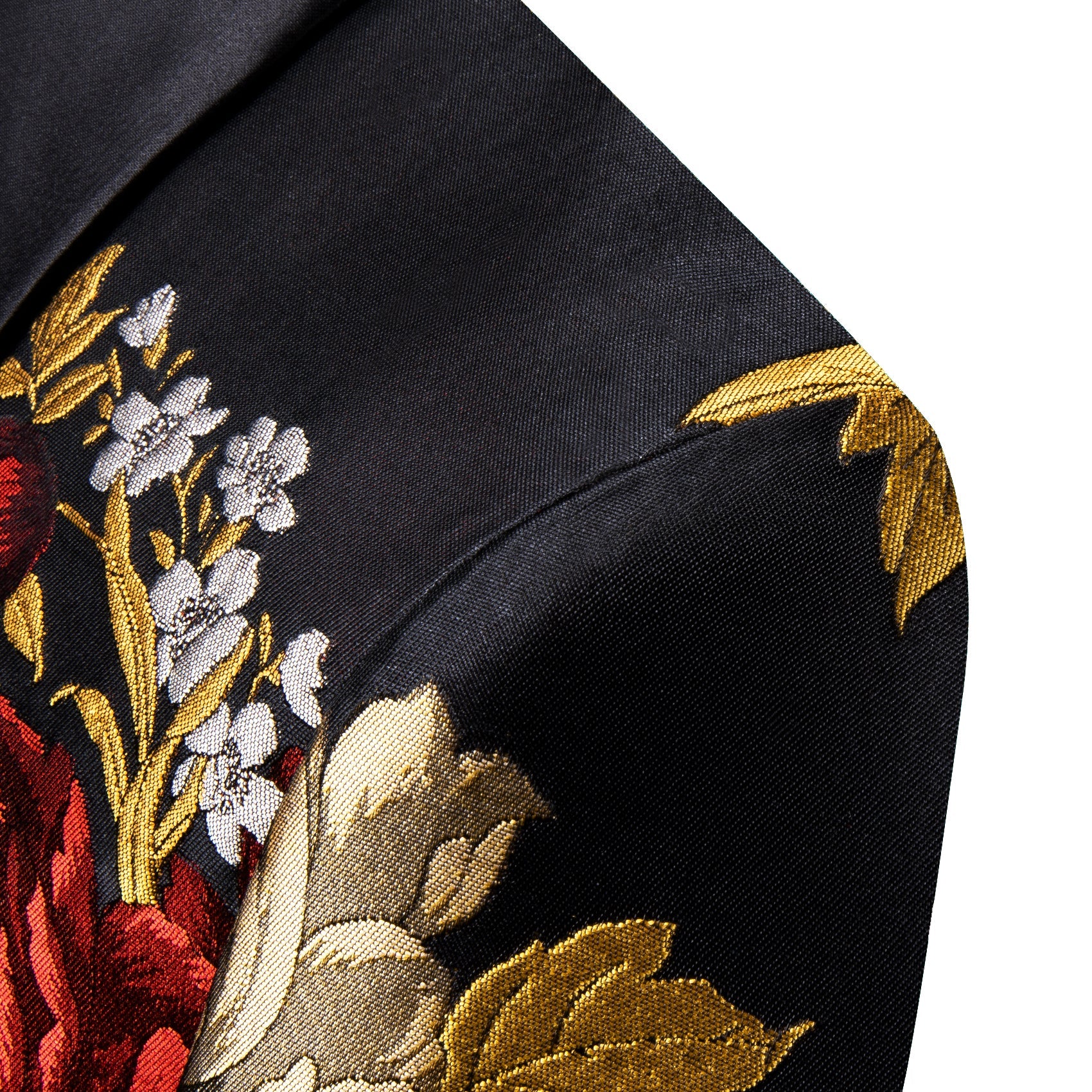 GentCrest Black Floral Suit - Image 6