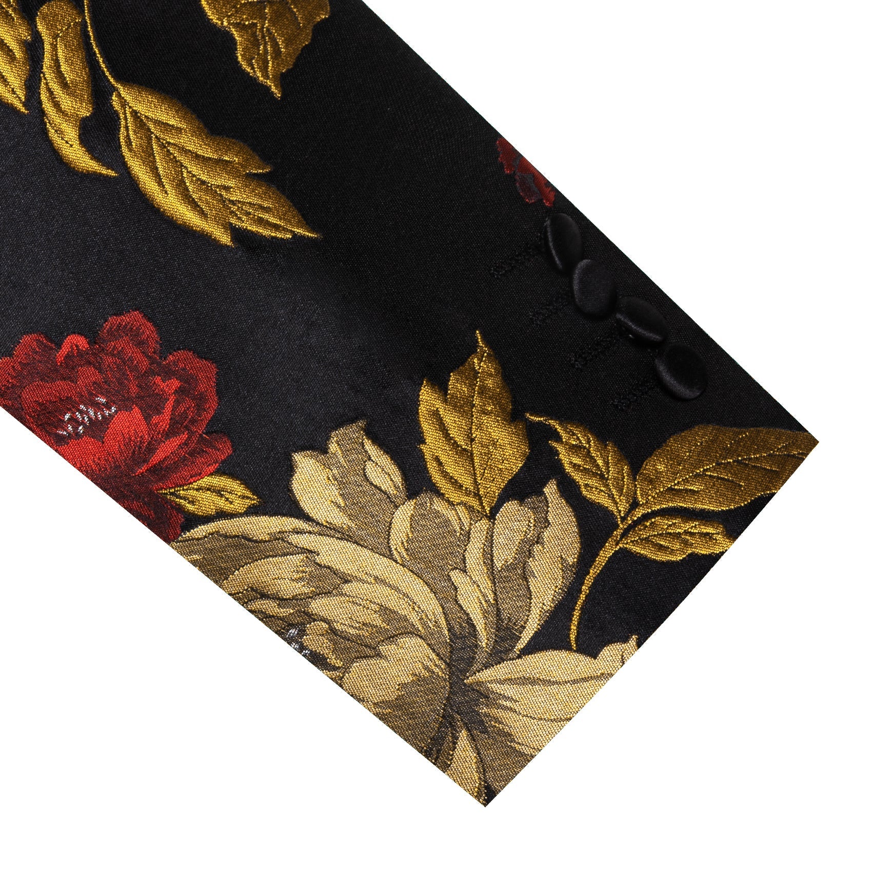GentCrest Black Floral Suit - Image 9