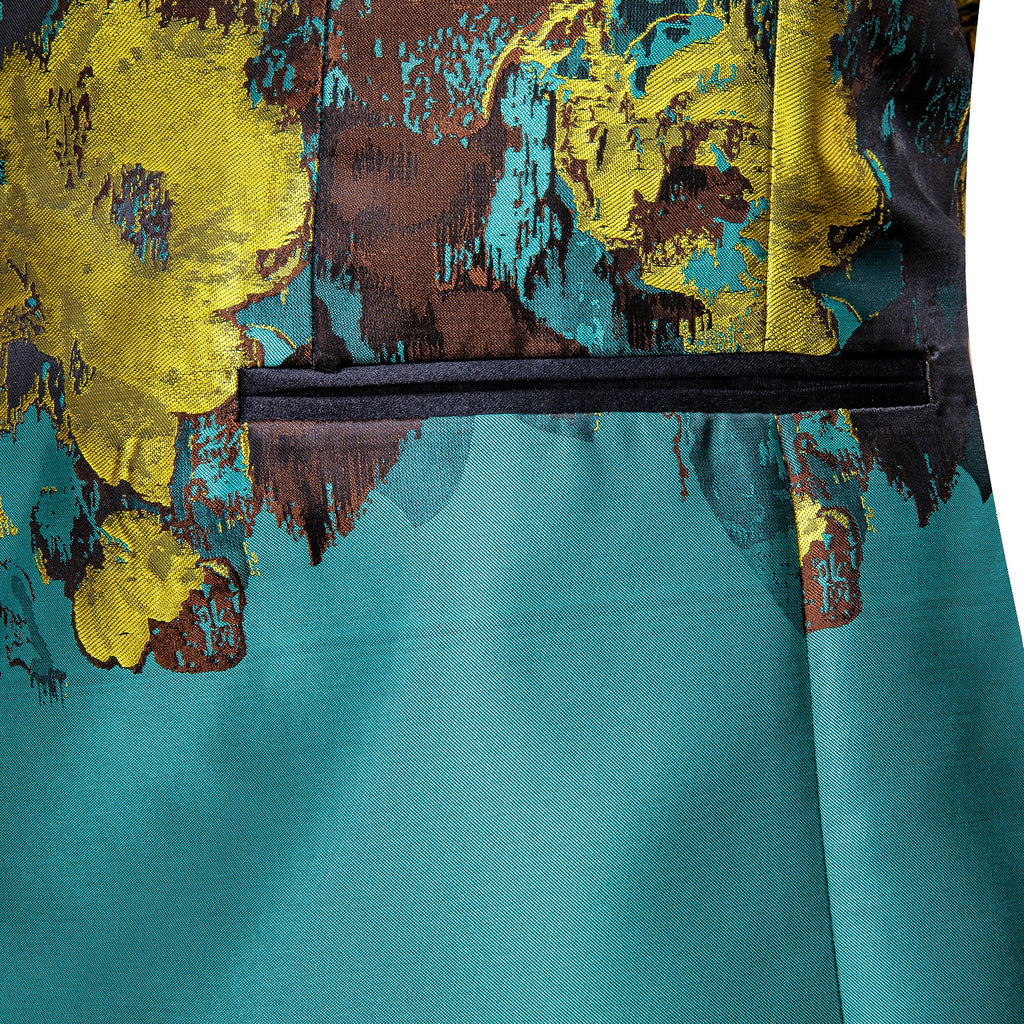 GentCrest Black Floral Suit - Image 3