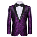 GentCrest Purple Paisley Suit - Image 1