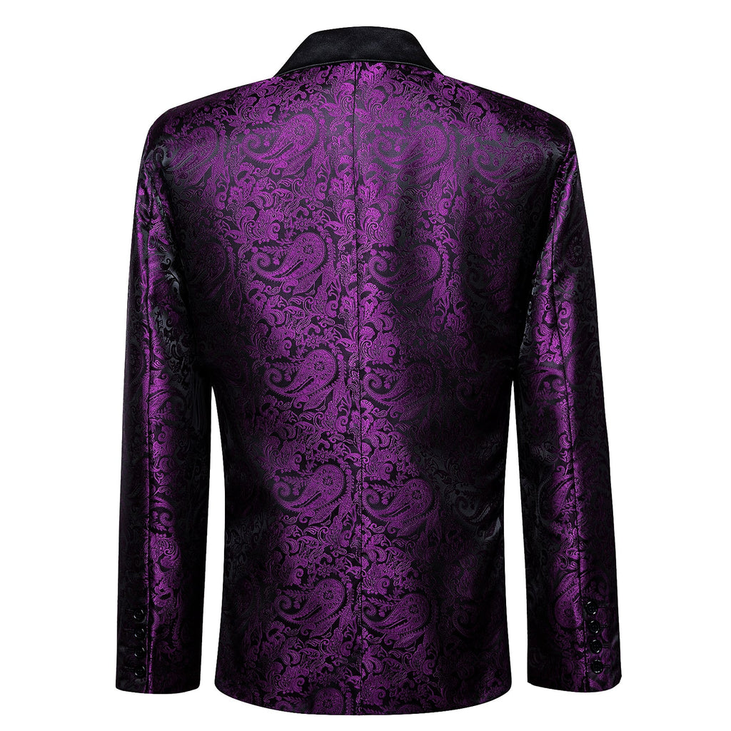 GentCrest Purple Paisley Suit - Image 3