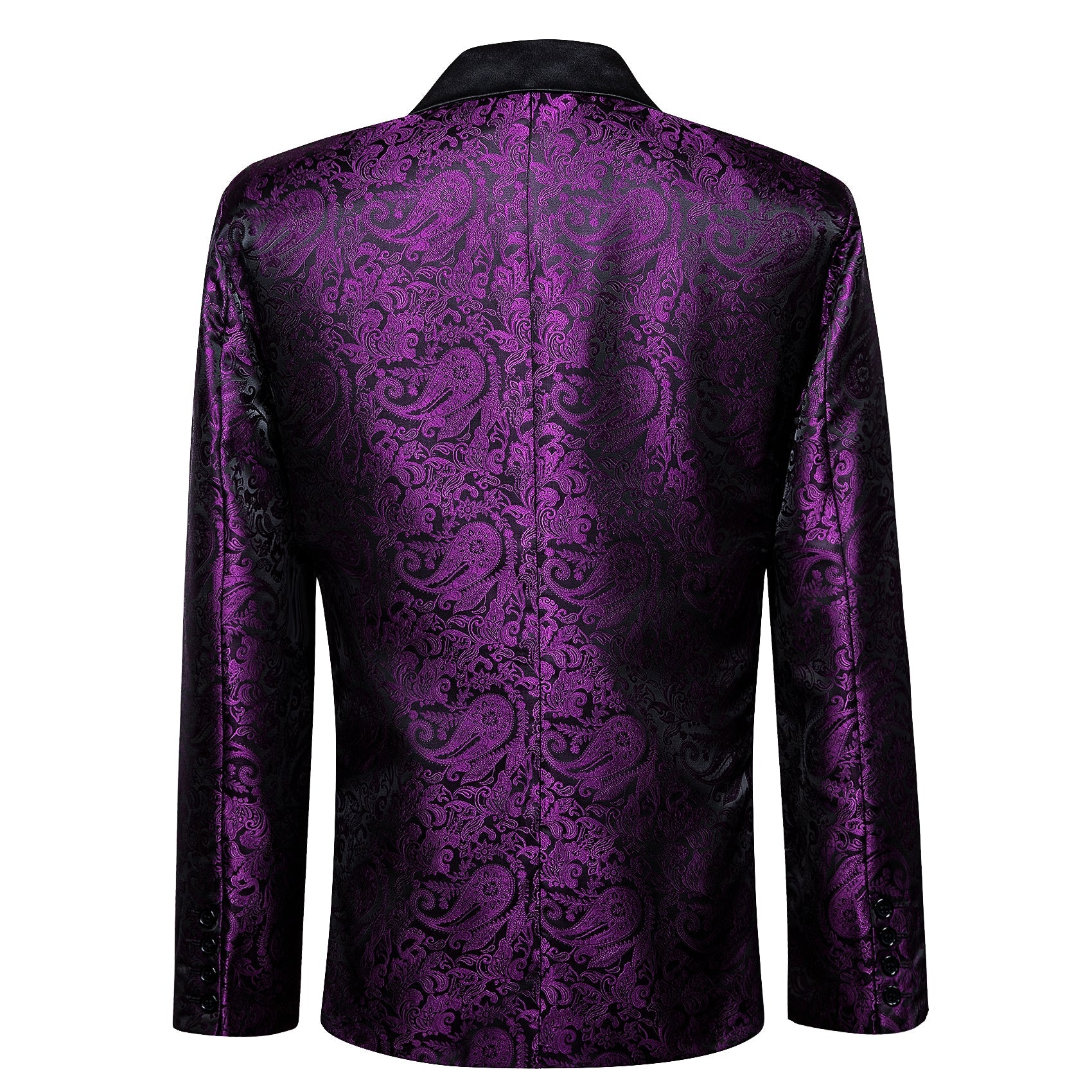 GentCrest Purple Paisley Suit - Image 3