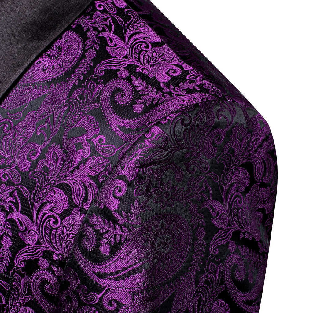 GentCrest Purple Paisley Suit - Image 4