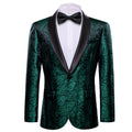 GentCrest Black Paisley Suit - Image 1