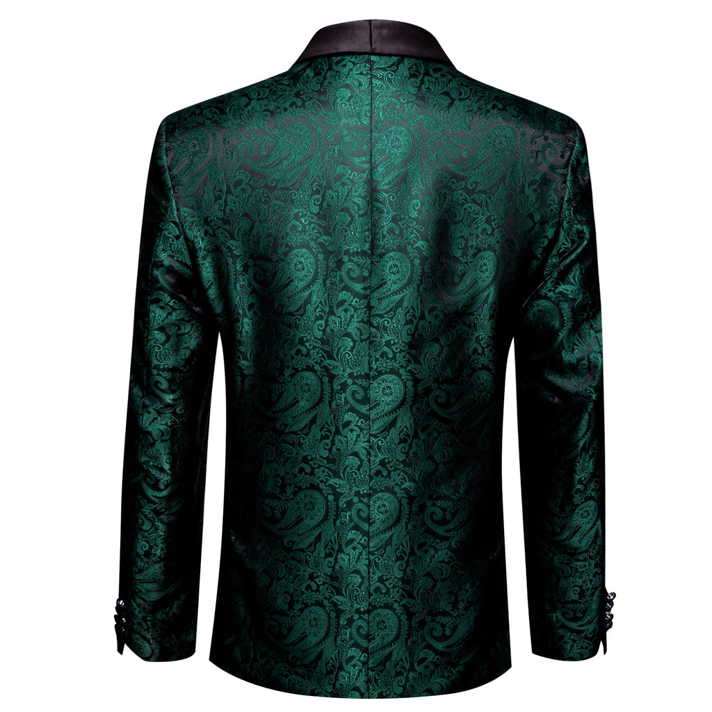 GentCrest Black Paisley Suit - Image 3