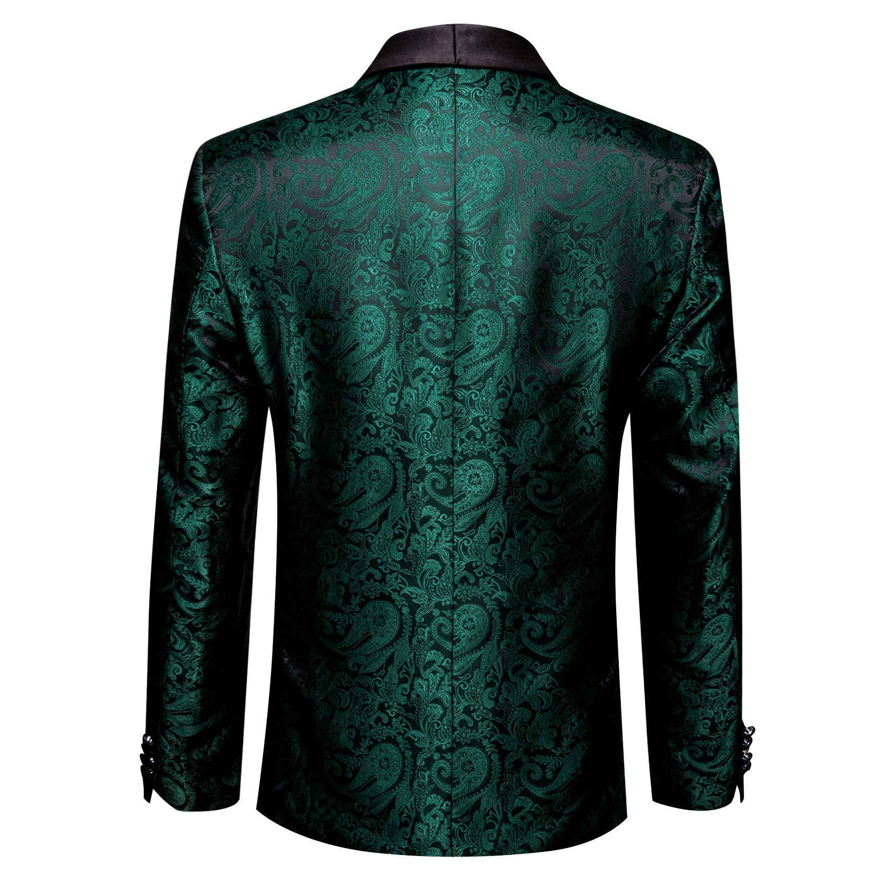 GentCrest Black Paisley Suit - Image 3