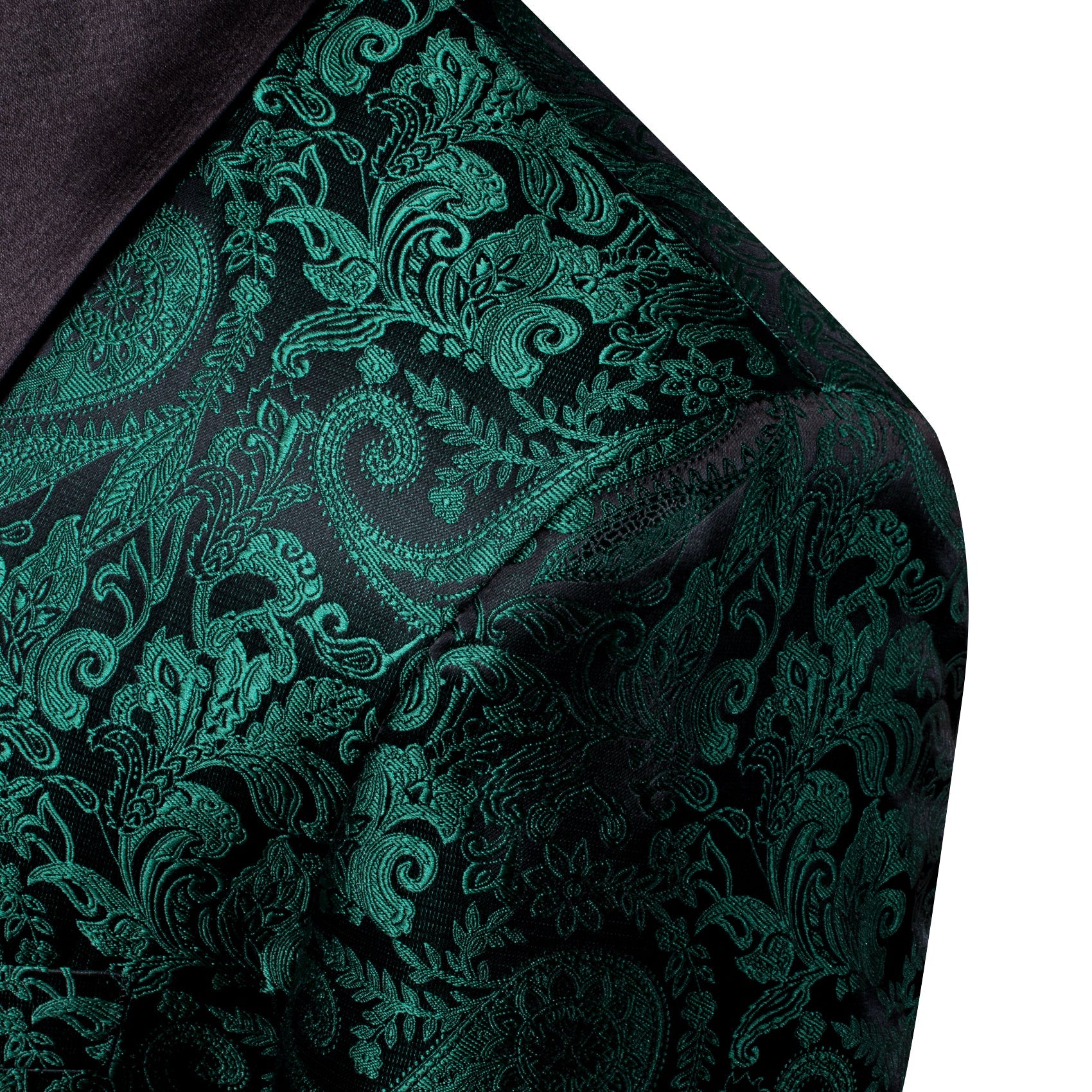GentCrest Black Paisley Suit - Image 4