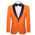 Men's Burnt Orange Shawl Lapel Tuxedo Jacket - GentCrest
