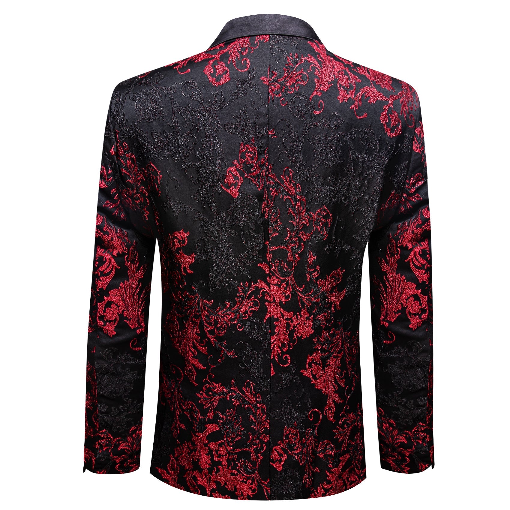 GentCrest Black Floral Suit - Image 3