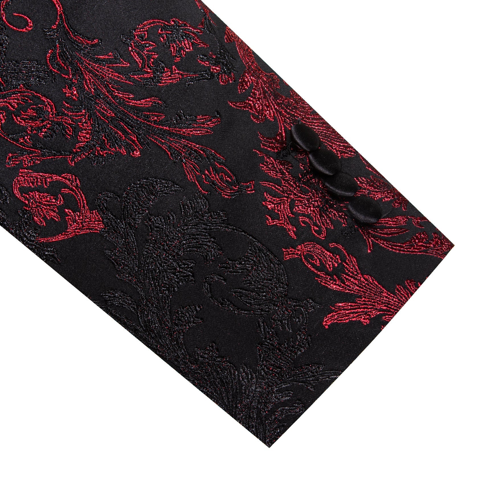 GentCrest Black Floral Suit - Image 5