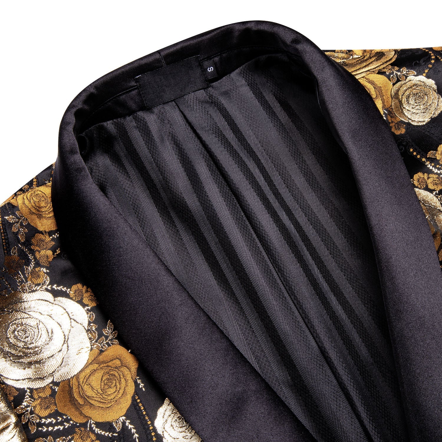 GentCrest Black Floral Suit - Image 2
