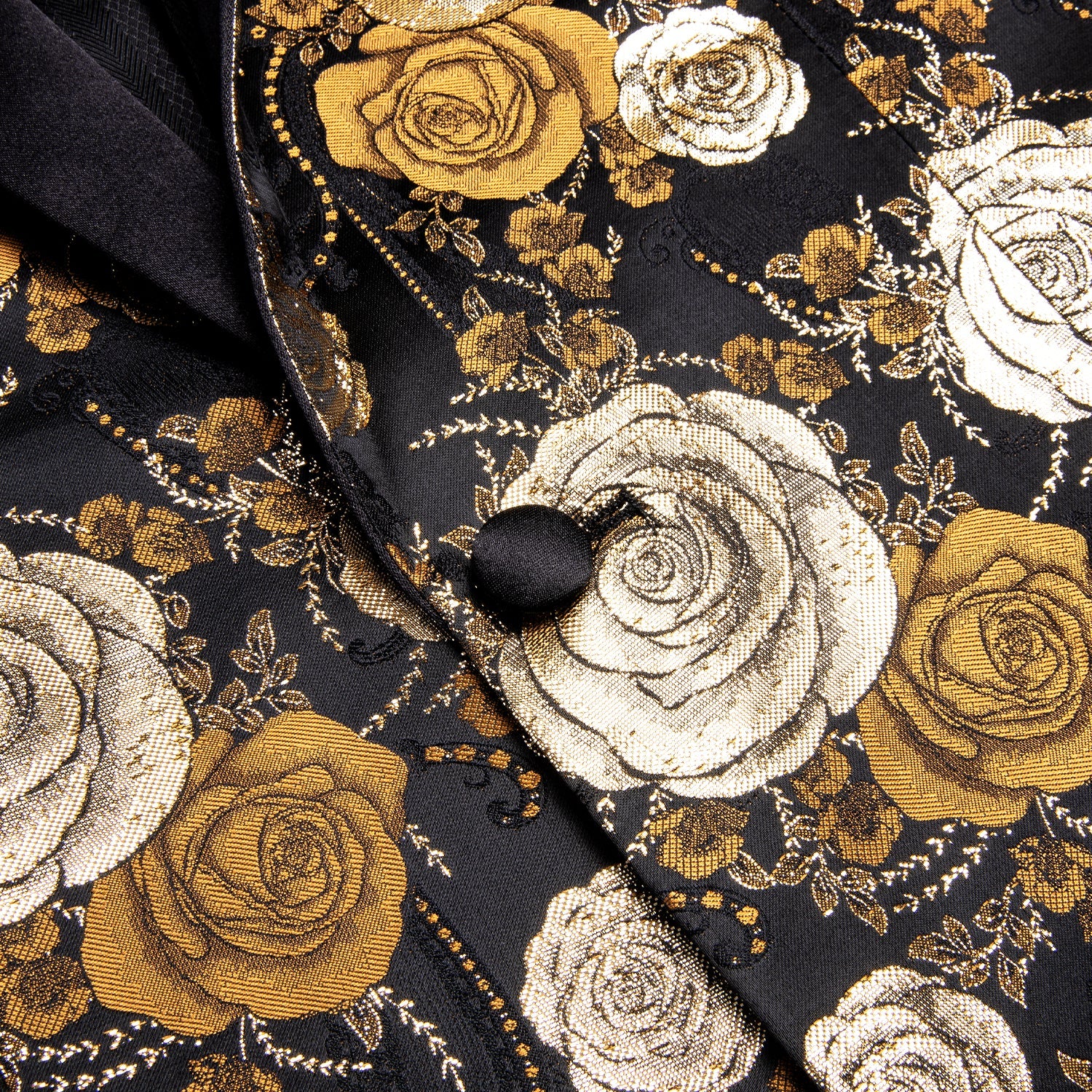 GentCrest Black Floral Suit - Image 3