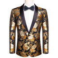 GentCrest Black Floral Suit - Image 1