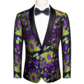GentCrest Black Floral Suit - Image 1