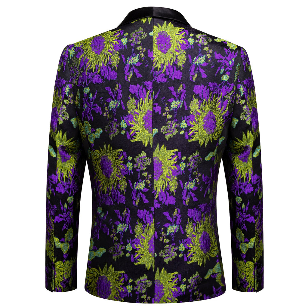 GentCrest Black Floral Suit - Image 6