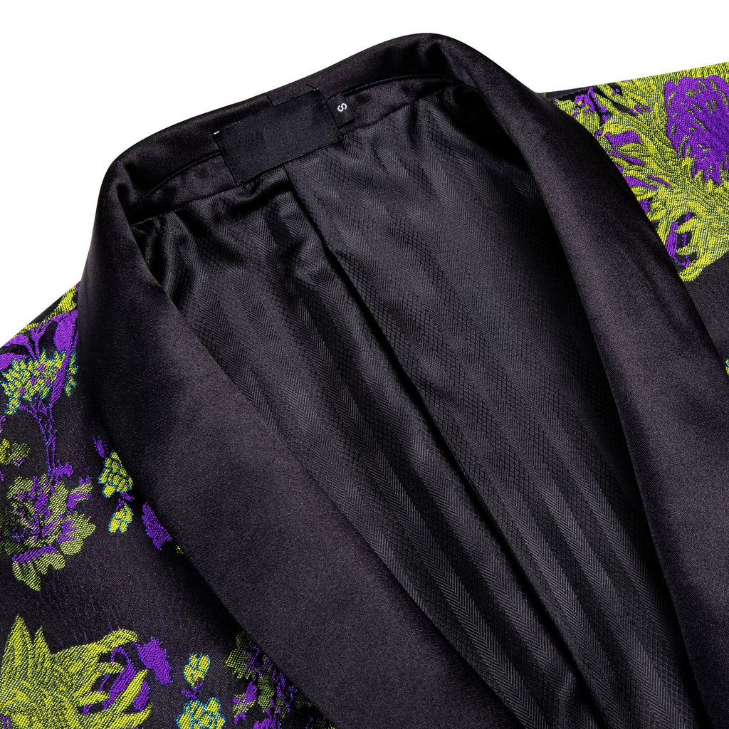GentCrest Black Floral Suit - Image 2