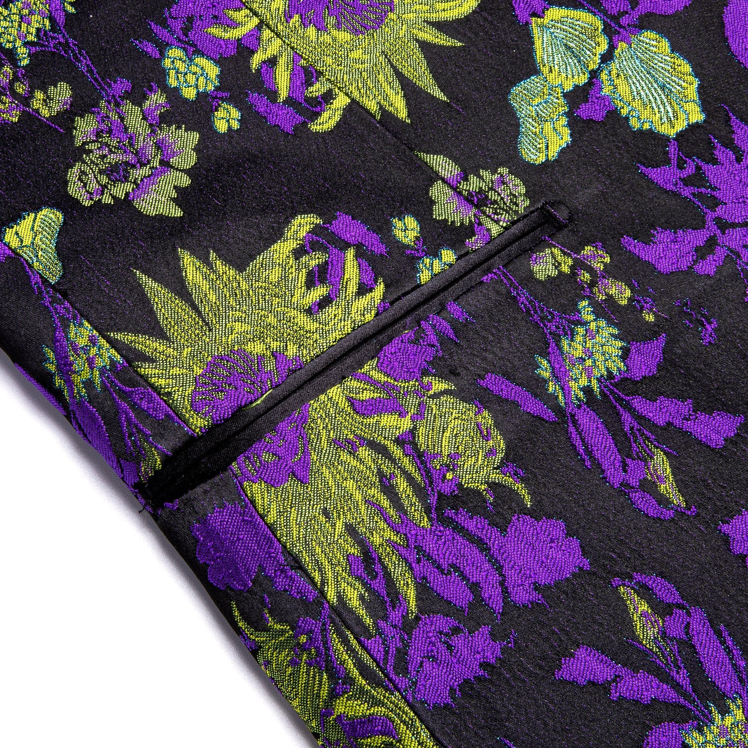 GentCrest Black Floral Suit - Image 4