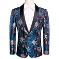 GentCrest Black Floral Suit - Image 1