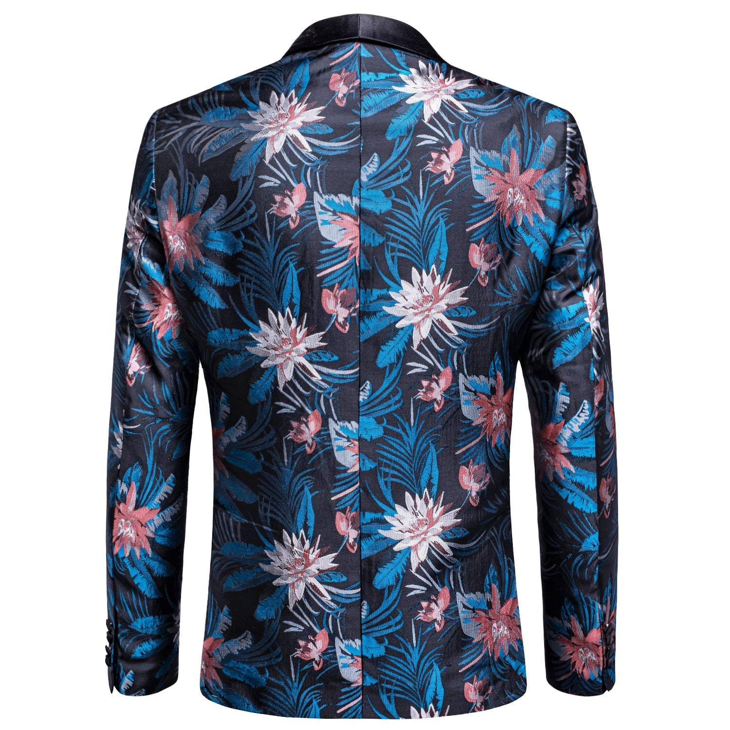 GentCrest Black Floral Suit - Image 7