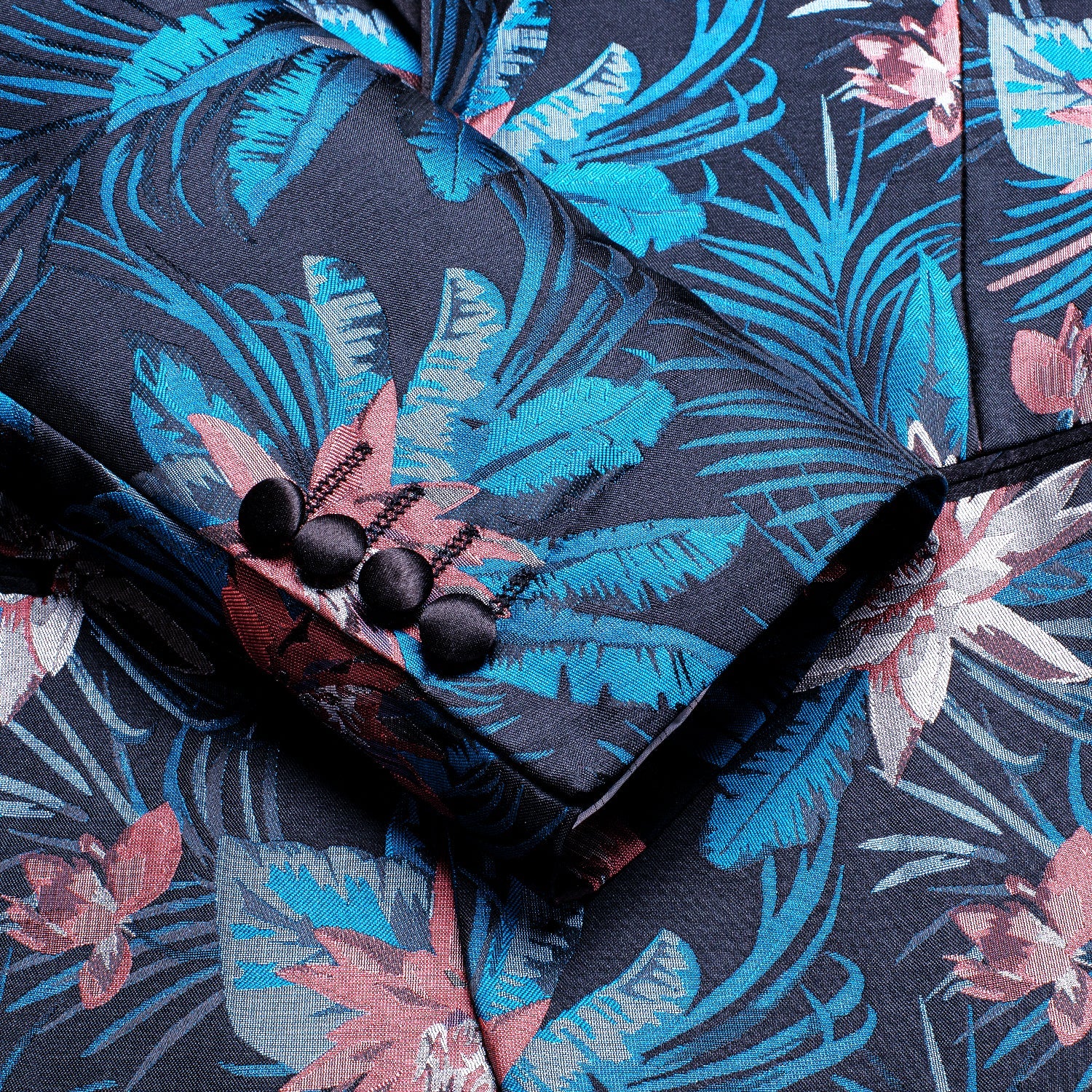 GentCrest Black Floral Suit - Image 6