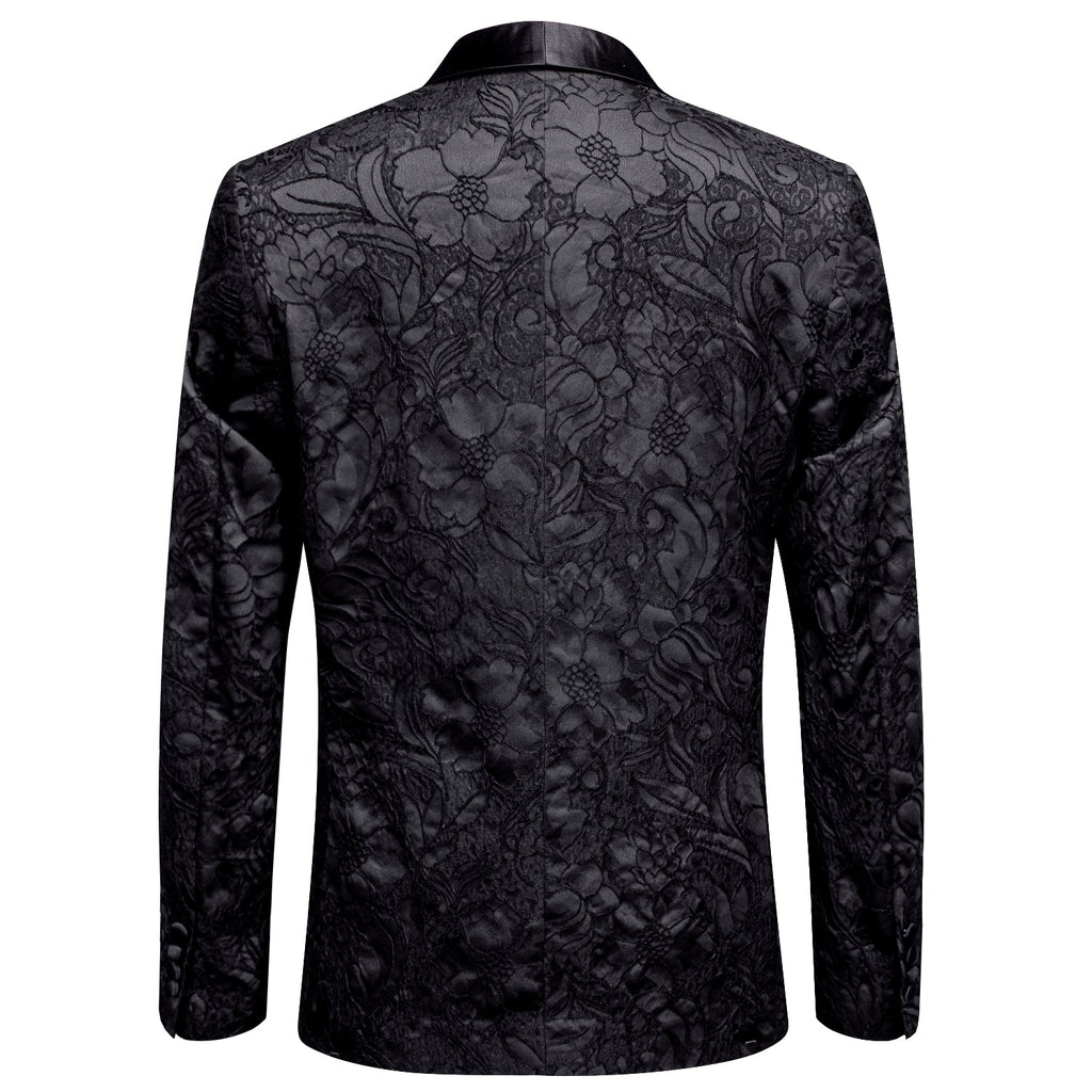 GentCrest Black Floral Suit - Image 2