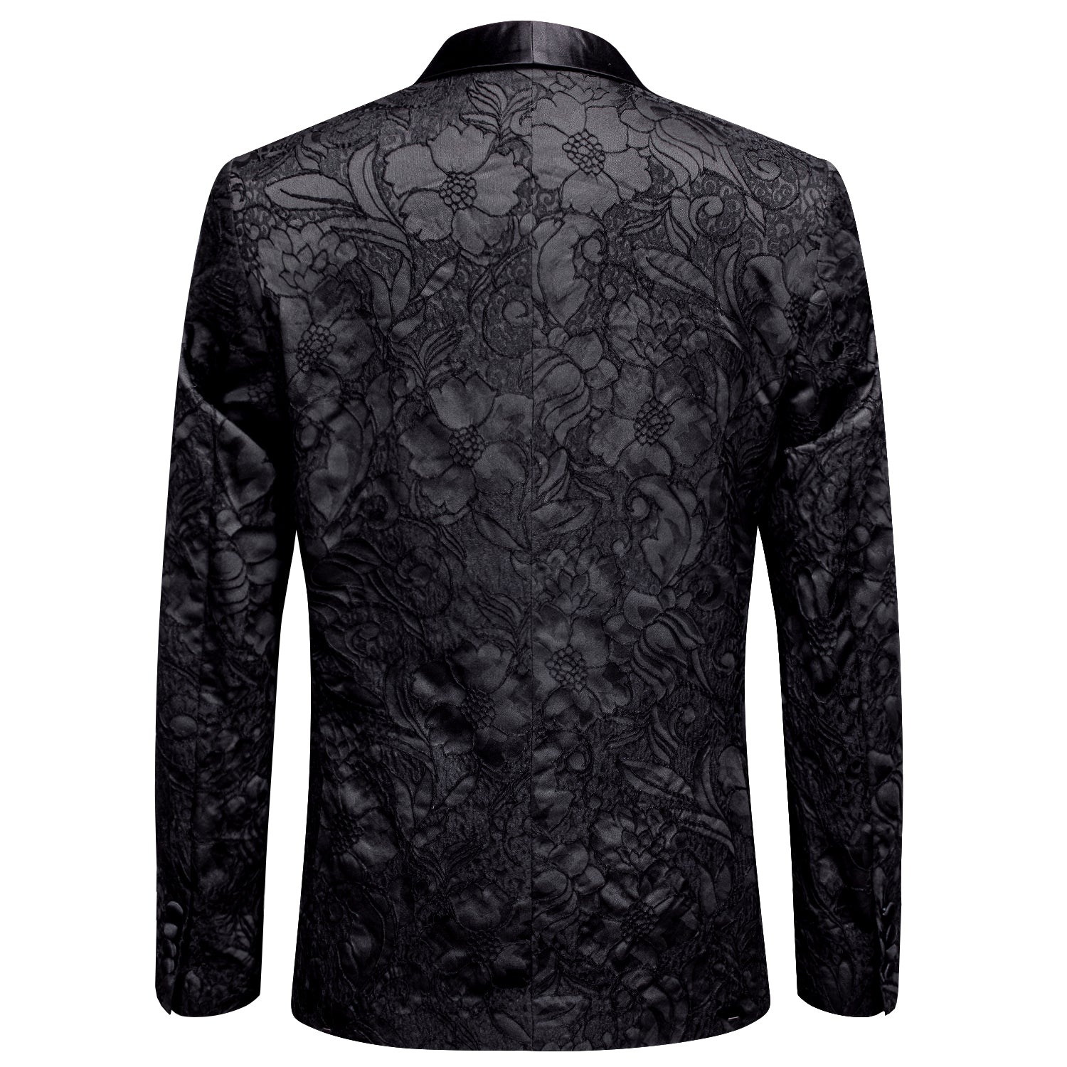 GentCrest Black Floral Suit - Image 2