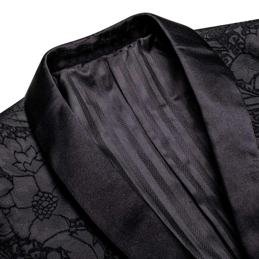 GentCrest Black Floral Suit - Image 3