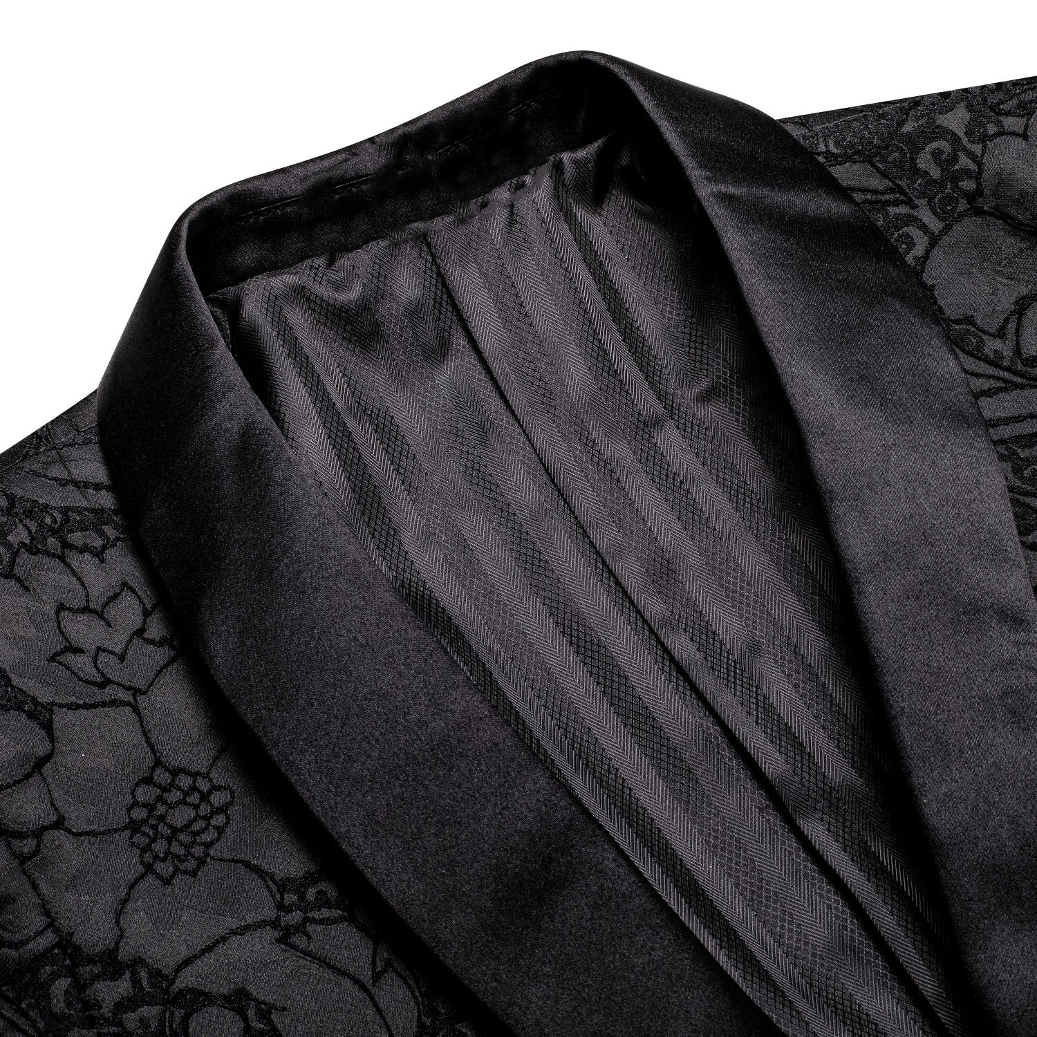 GentCrest Black Floral Suit - Image 3
