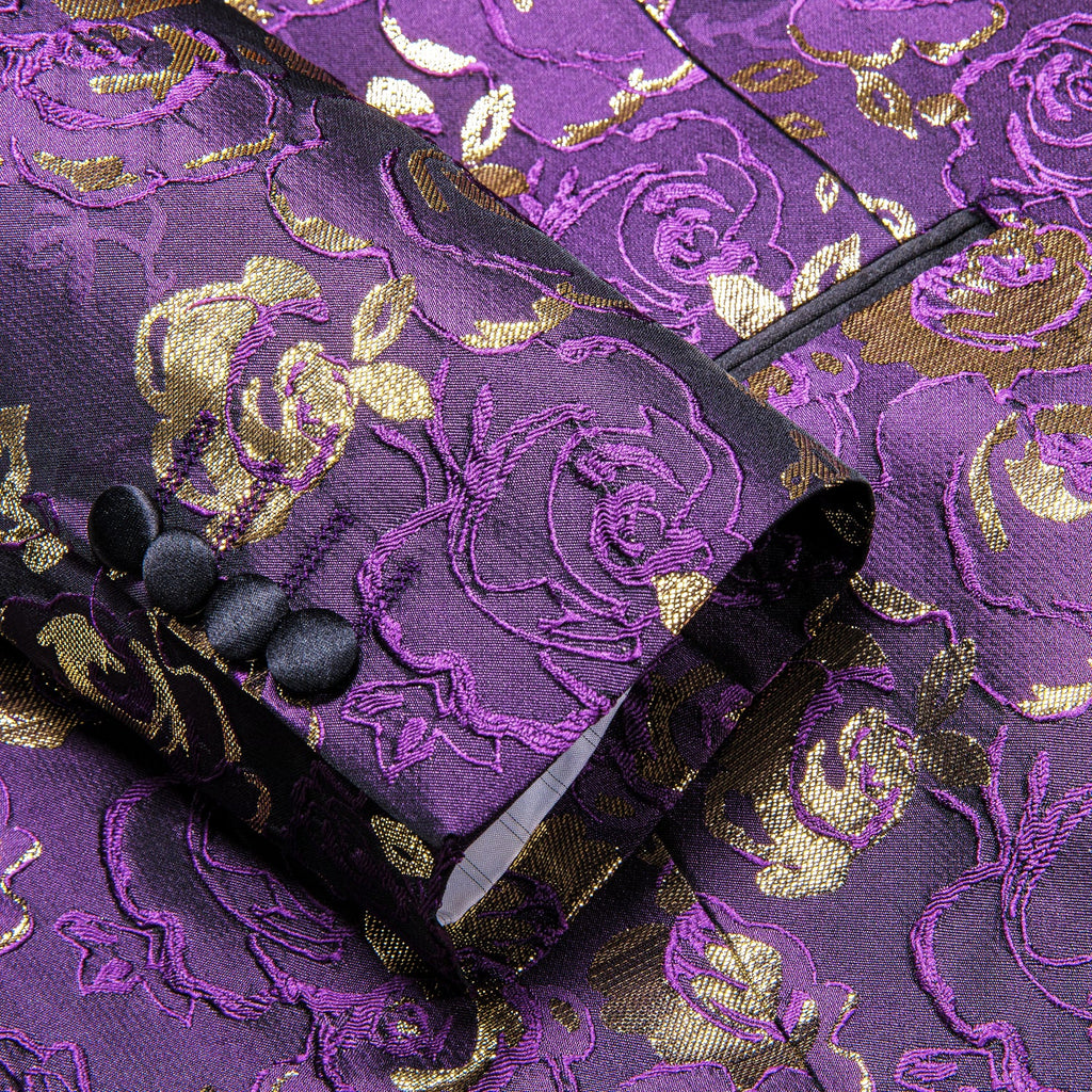 GentCrest Red Floral Suit - Image 7