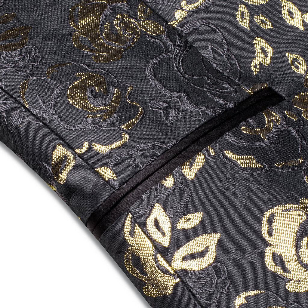 GentCrest Black Floral Suit - Image 5