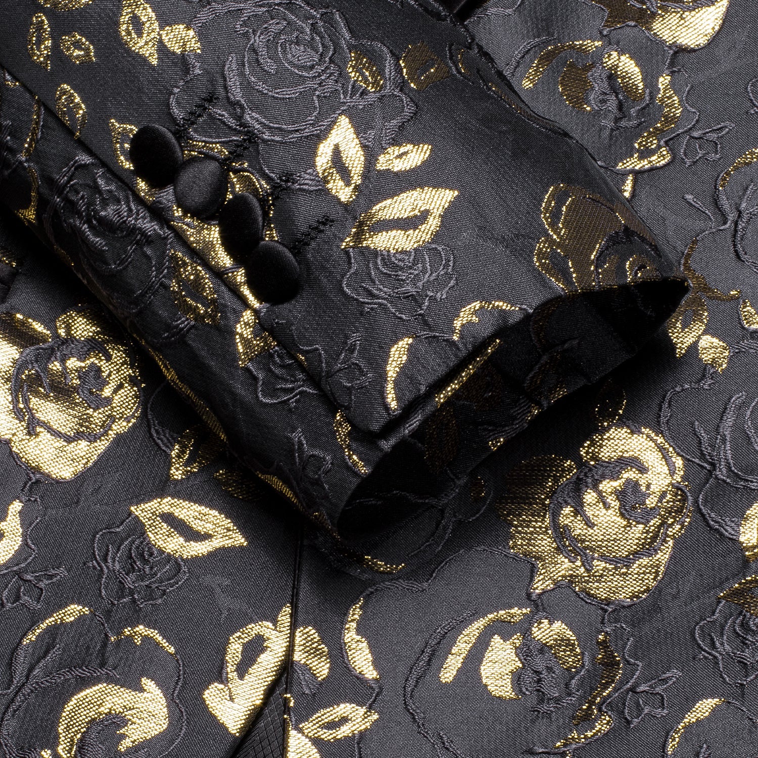 GentCrest Black Floral Suit - Image 7