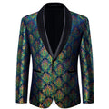 GentCrest Blue Paisley Suit - Image 1