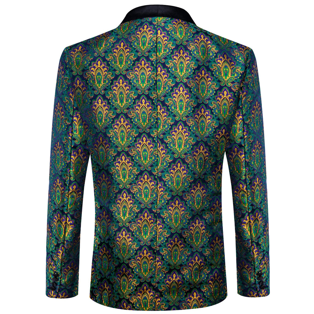 GentCrest Blue Paisley Suit - Image 3