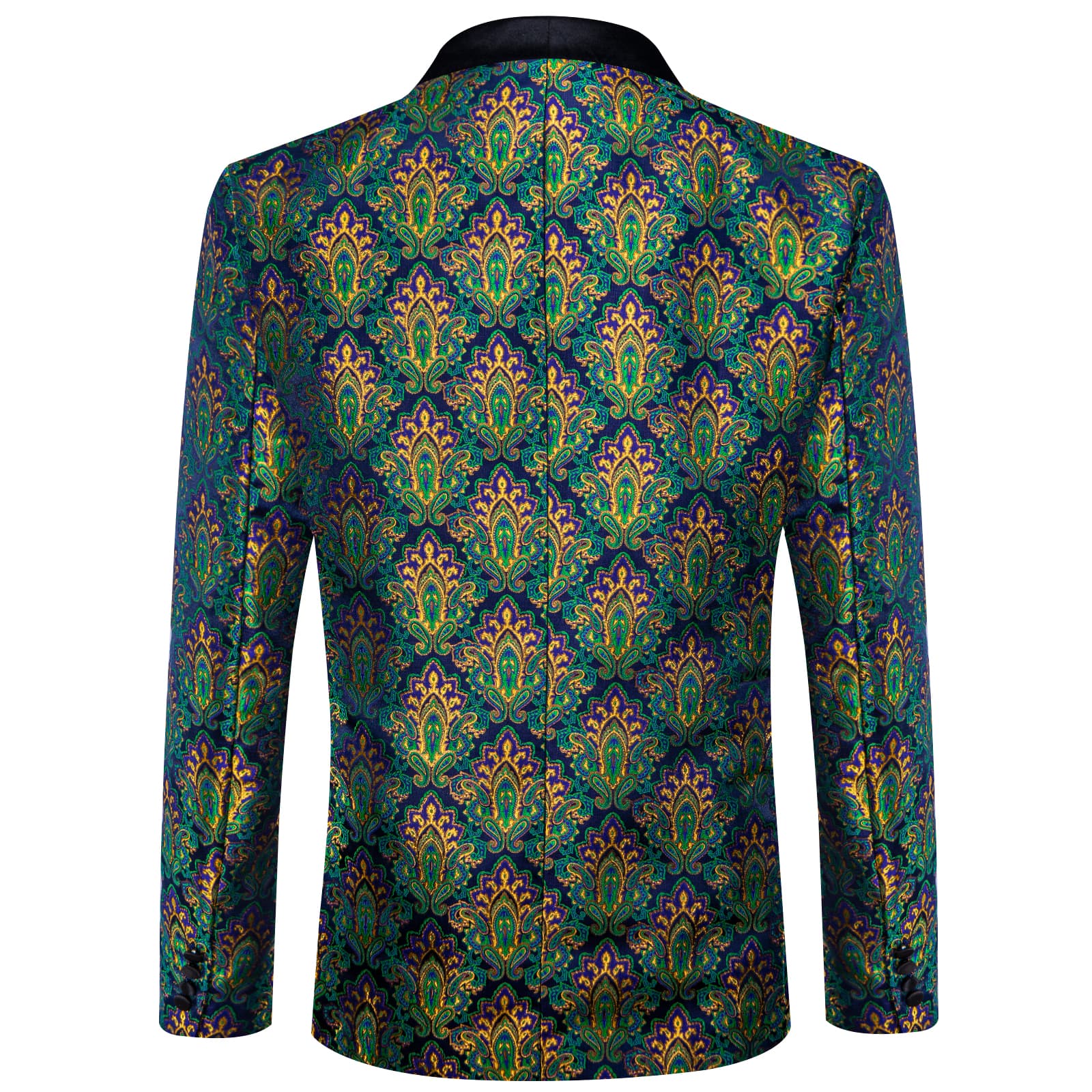 GentCrest Blue Paisley Suit - Image 3
