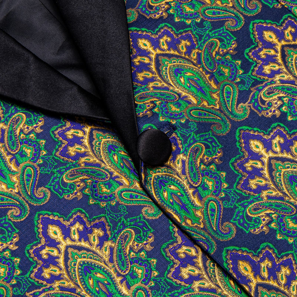 GentCrest Blue Paisley Suit - Image 4