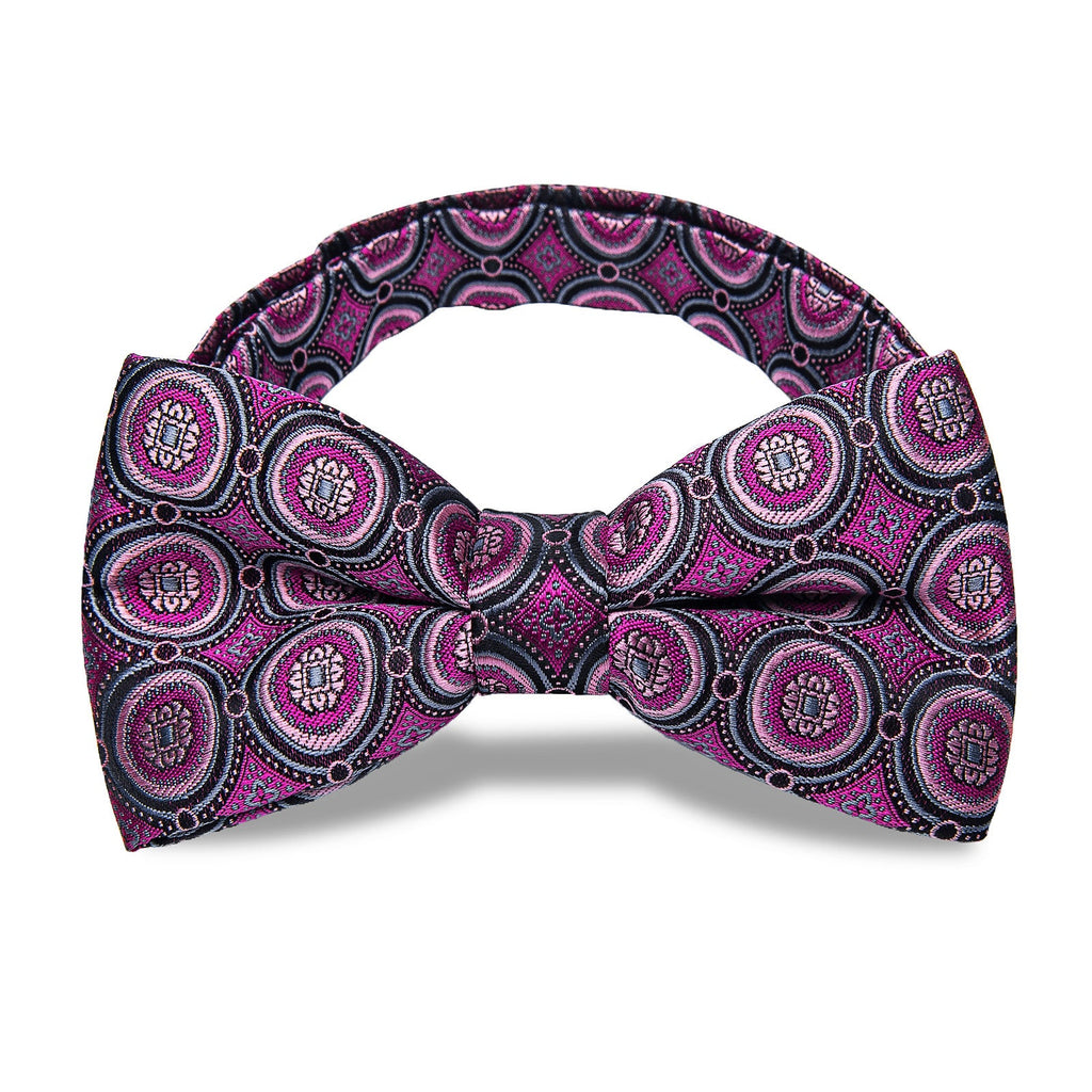 GentCrest Purple Polka Dot Bowtie Set - Image 3