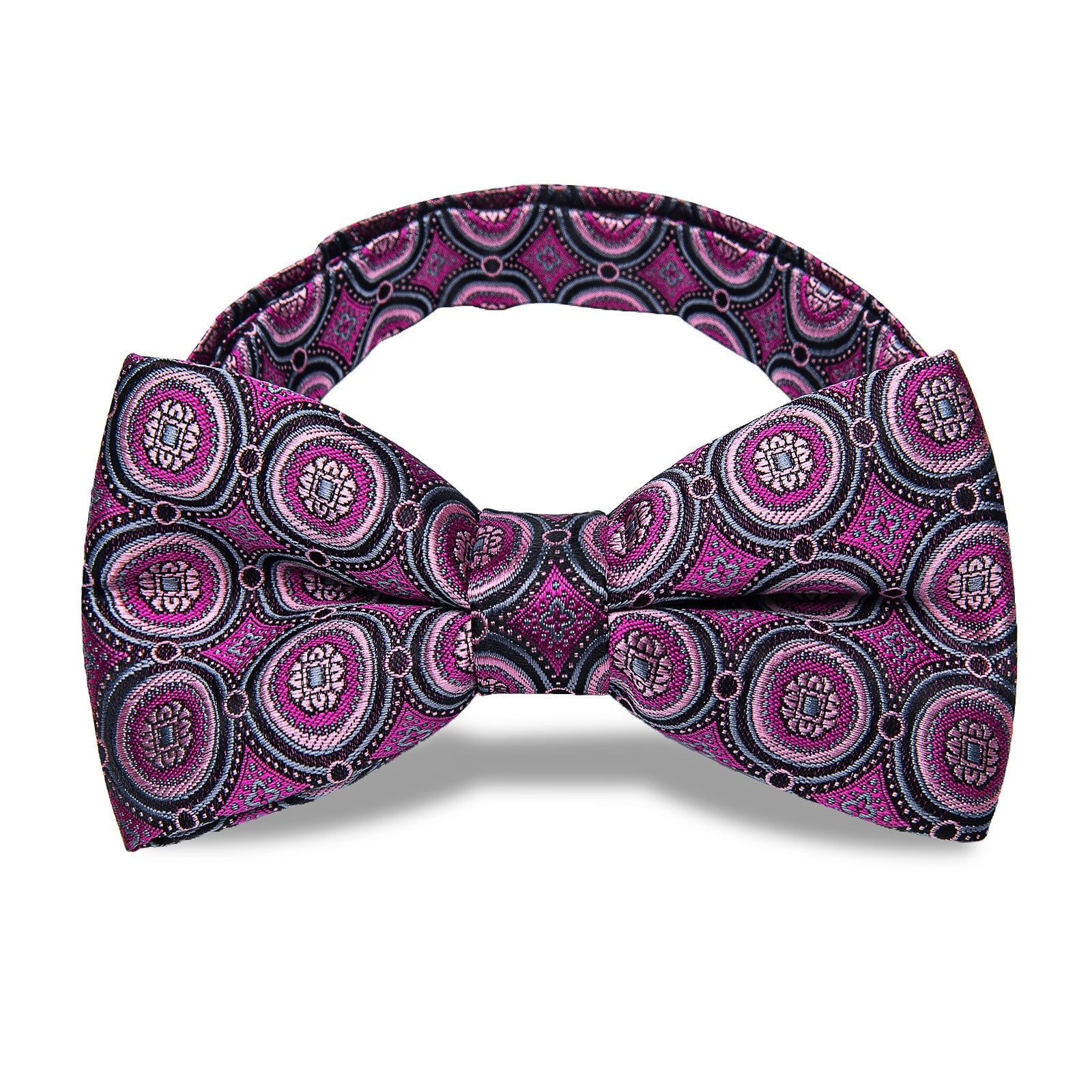 GentCrest Purple Polka Dot Bowtie Set - Image 3
